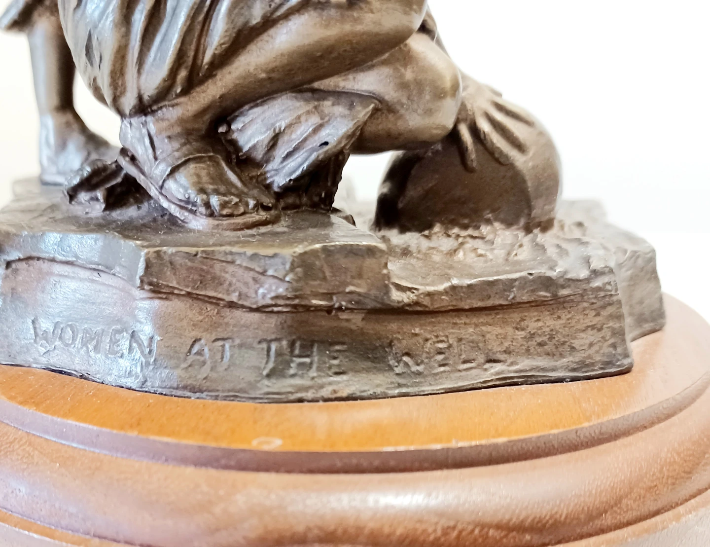 Vtg Bronze Signed Robert Summers Statue - photo 4