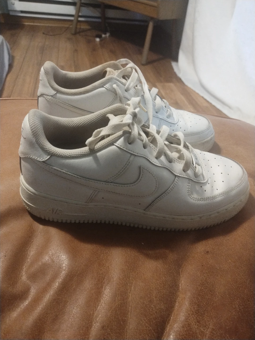 Nike Air Force 1 White Sneakers - photo 2