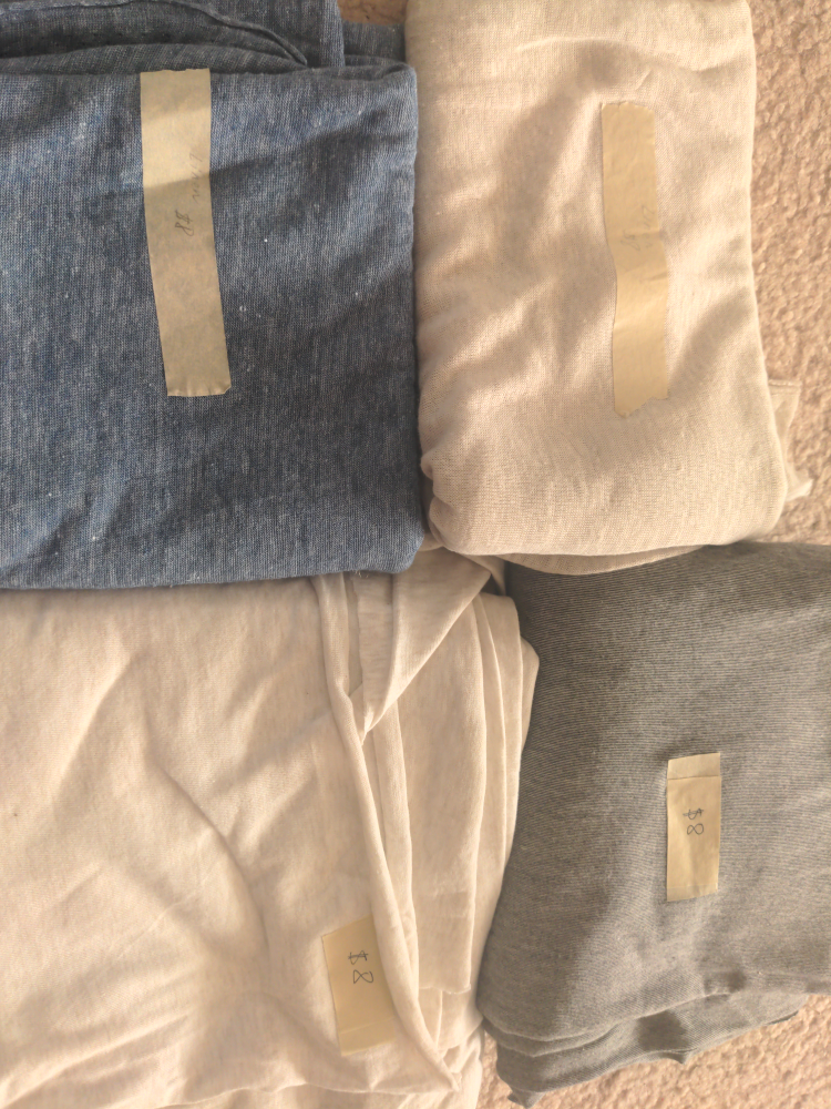Linen & Cotton Knit fabrics, very good quality