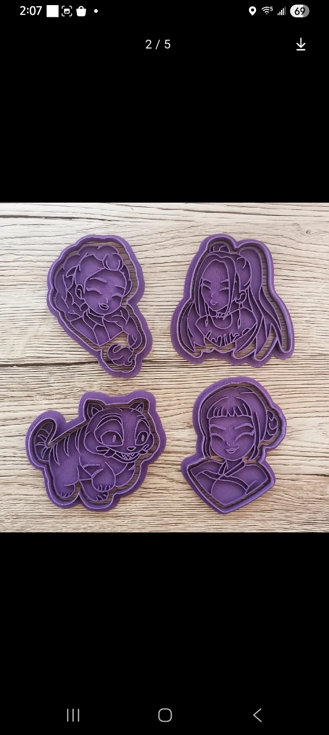 Set of 4 Character and Animal Cookie Cutters