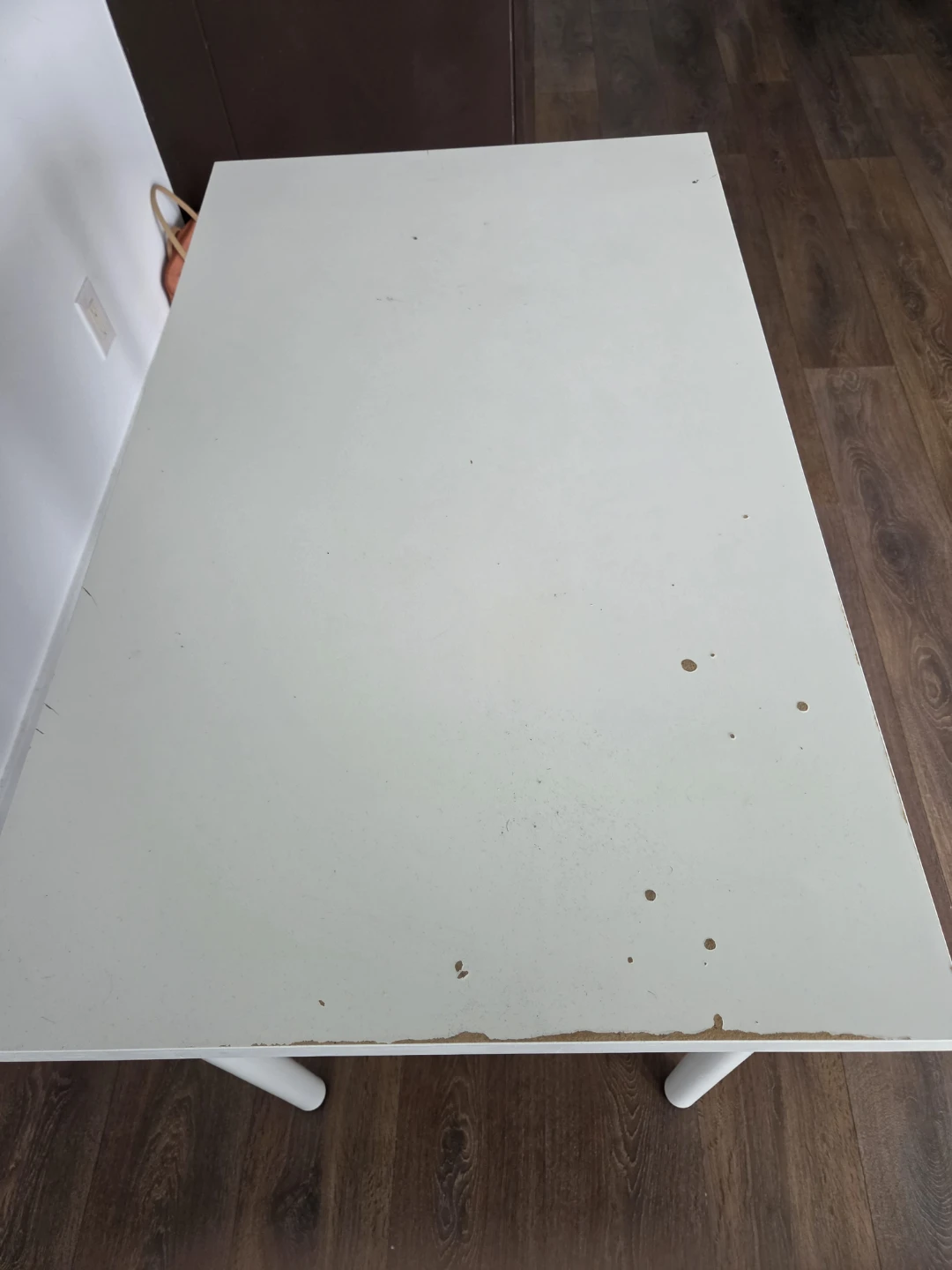 White Rectangular Table IKEA - photo 3