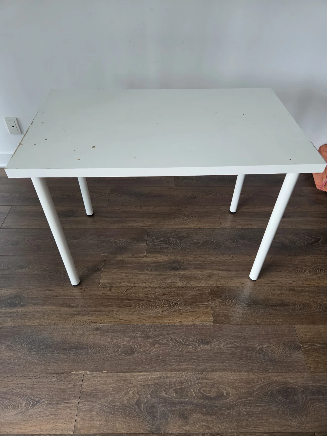 White Rectangular Table IKEA - photo 5