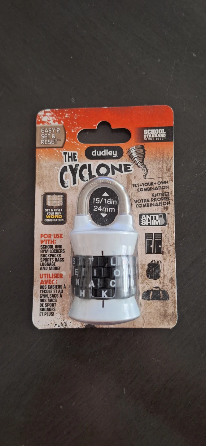 Dudley The Cyclone Combination Lock🥕