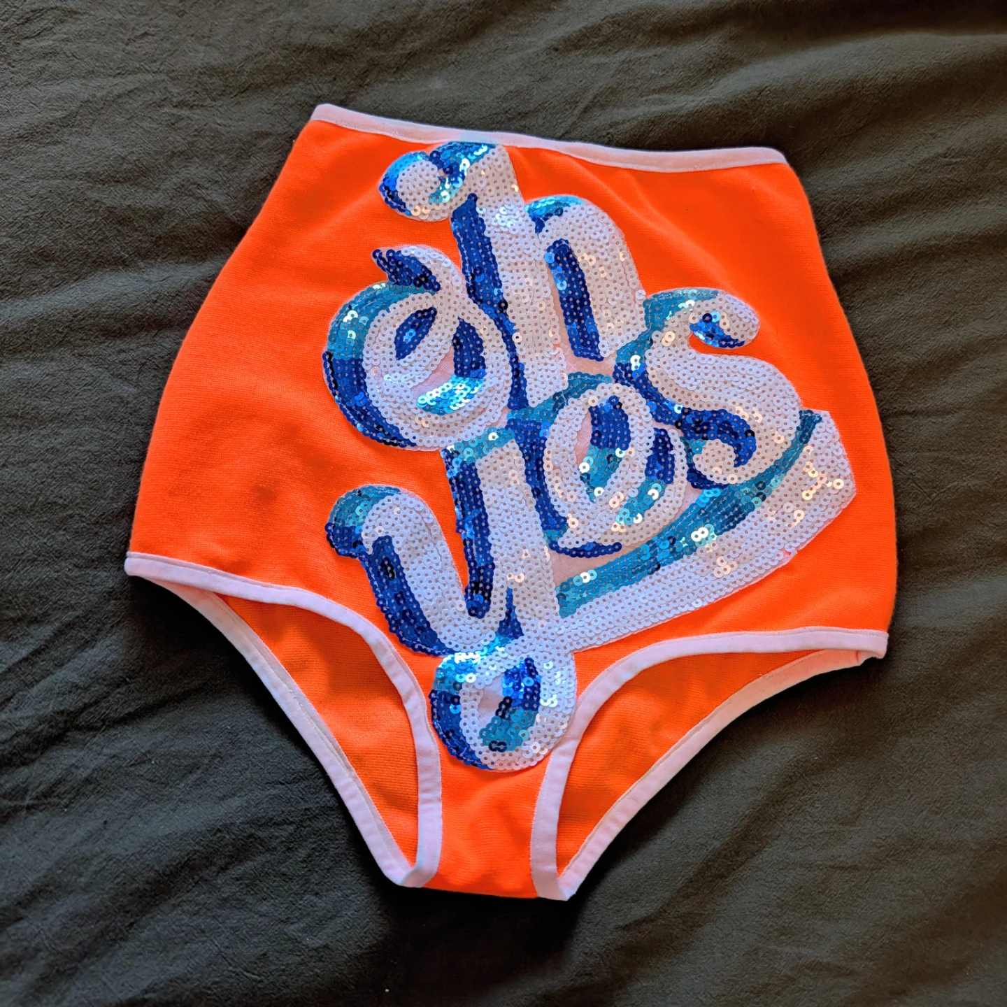 Sequin High Waisted Hot Pants - Costume