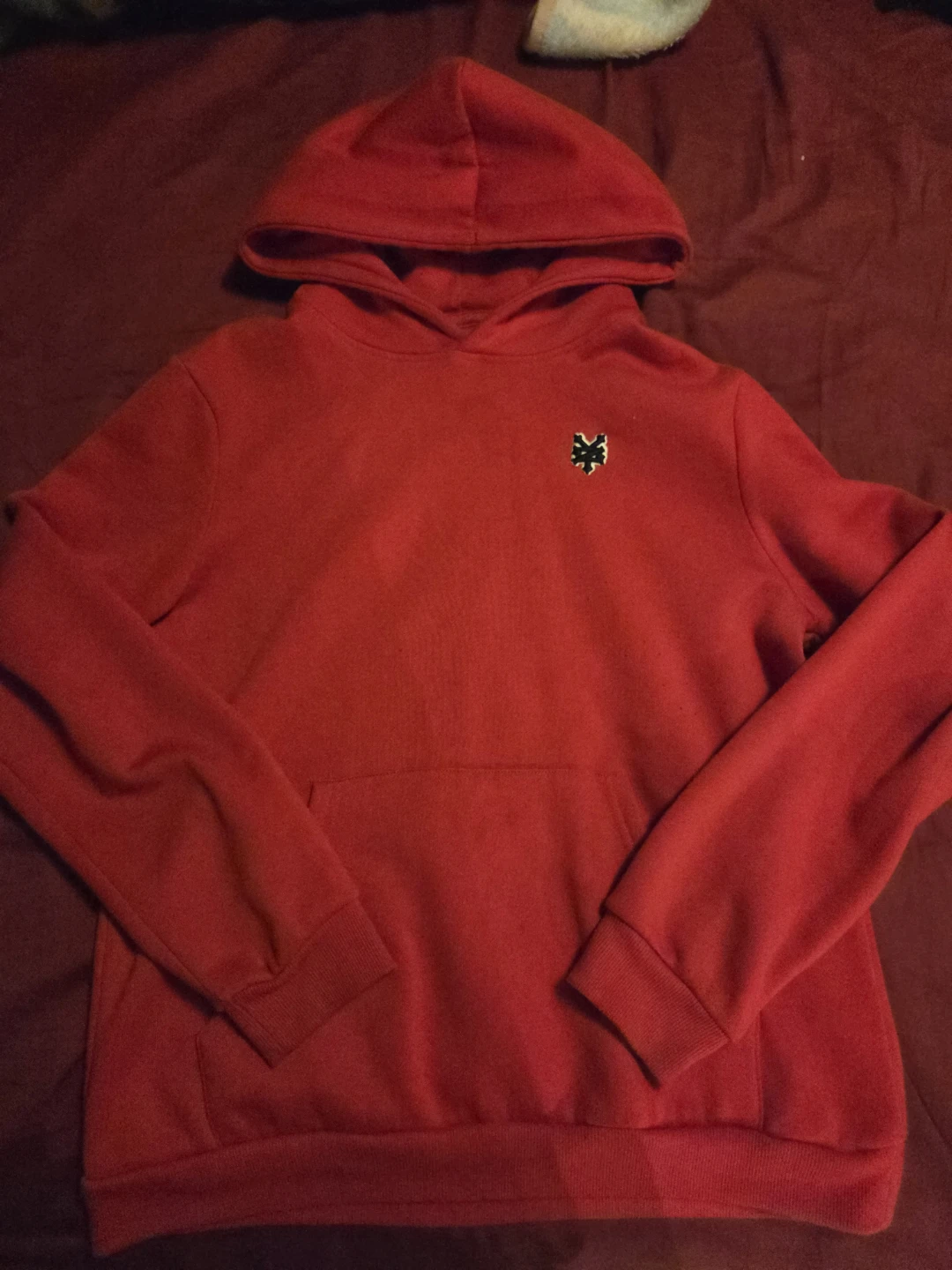 Red pullover ZY hoodie