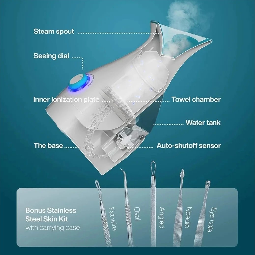 Pure Daily Care Nano Ionic Facial Steamer 3-in-1 - photo 2