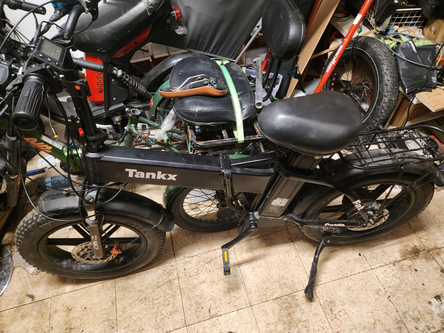Try your trade 40ah Dual battery Tankx Electric Fat Bike
