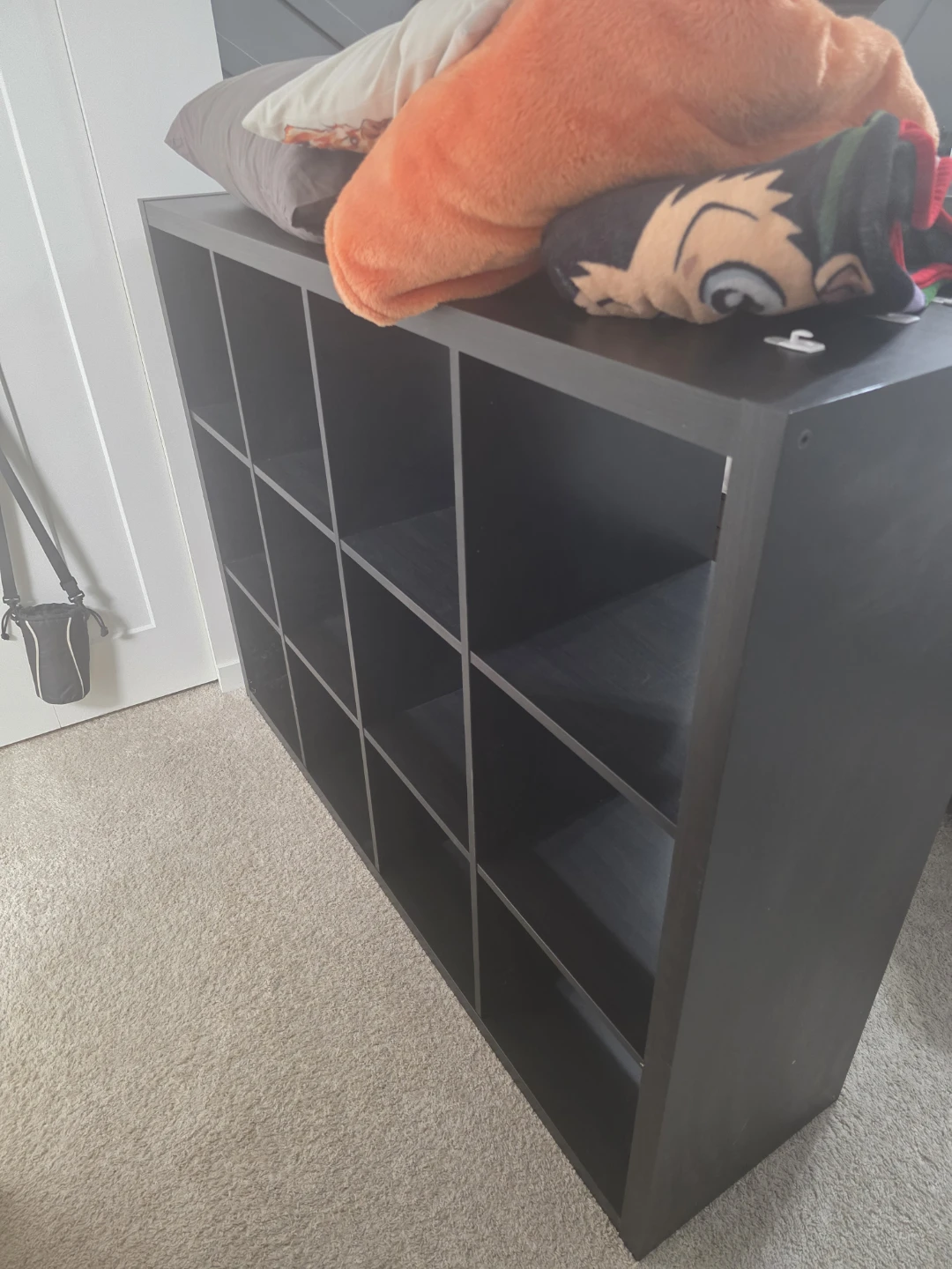 Black 12-Cube Storage Organizer Shelf - photo 2