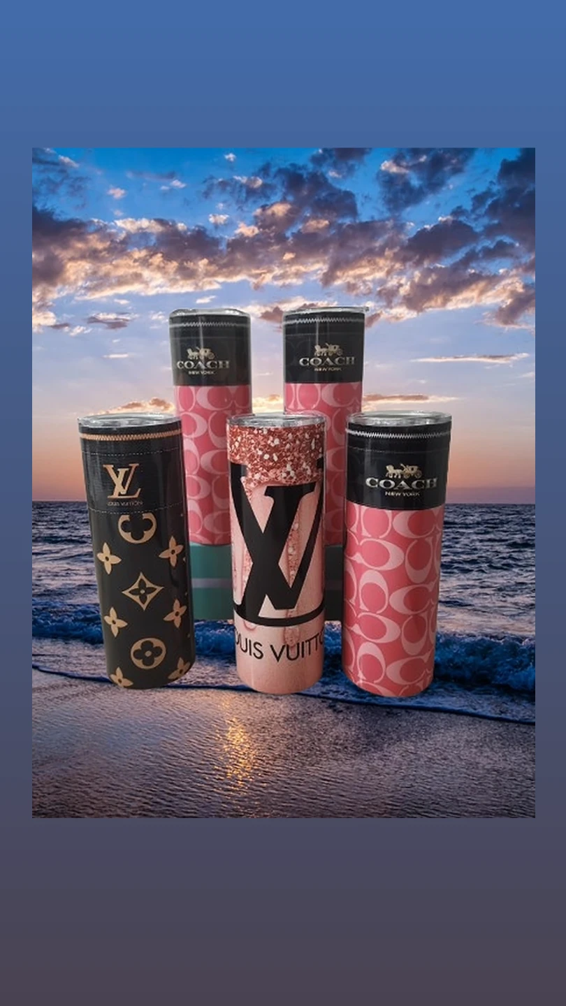 Coach & Louis Vuitton Inspired Tumblers