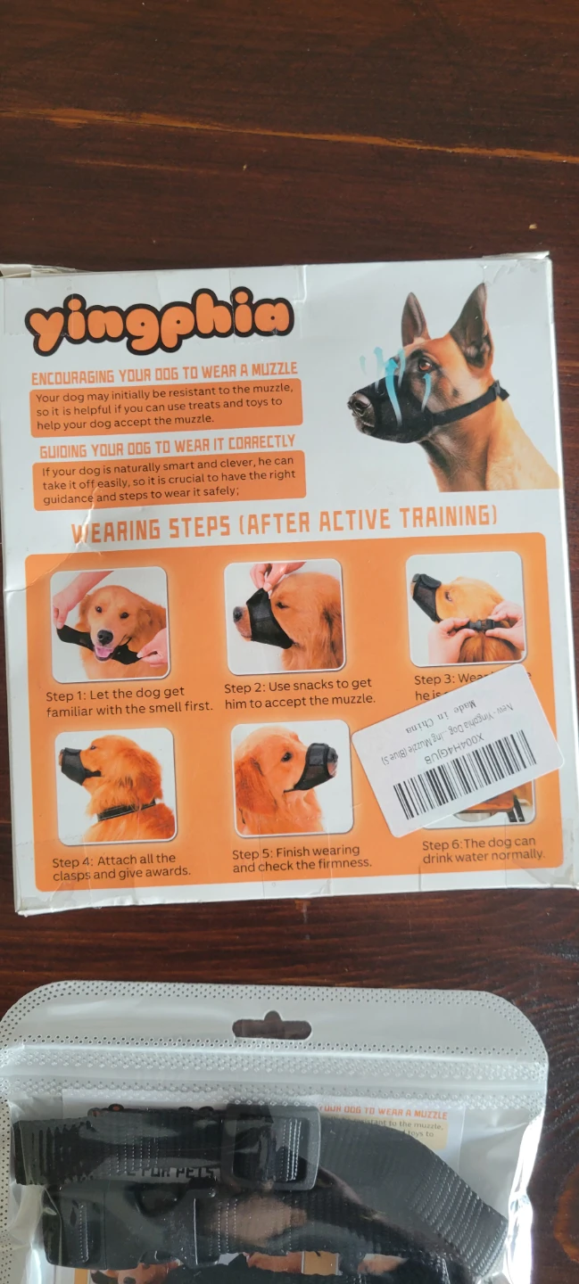 Mesh Breathable Soft Dog Muzzle - Size XS - photo 2