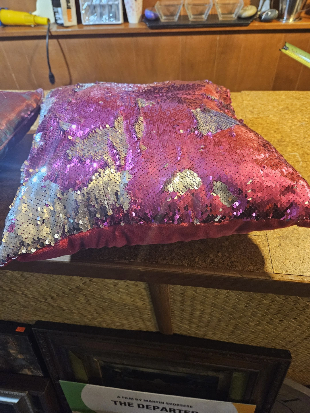 Throw Pillow with Reversible Sequins - photo 2