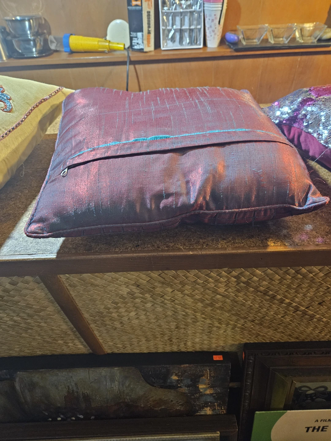 Throw Pillow with Reversible Sequins - photo 3