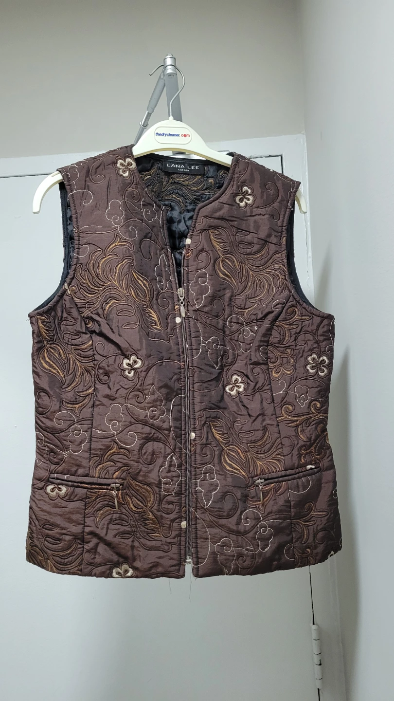 Lana Lee Quilted Floral Vest