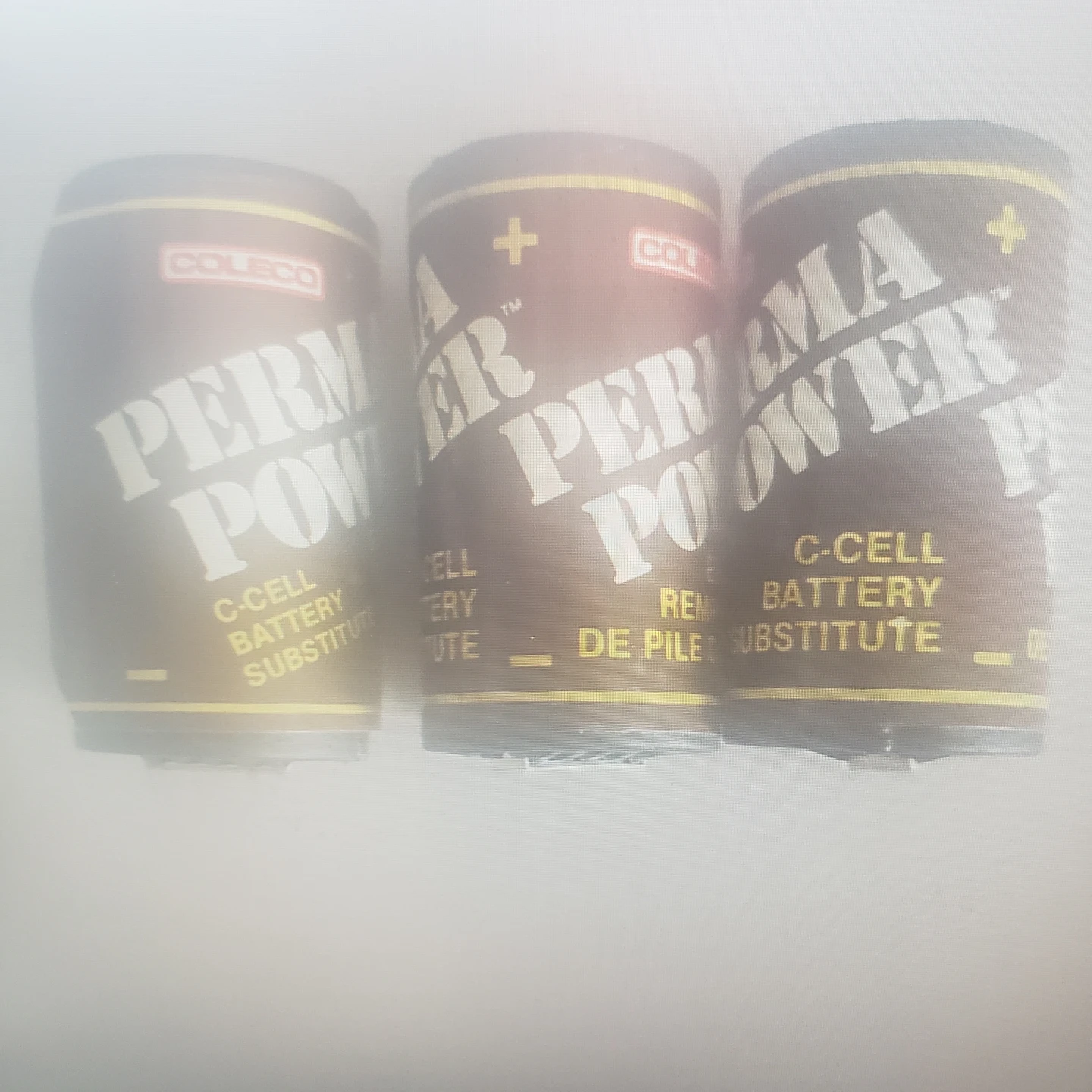 3x Coleco Perma Power C-Cell Battery Substitutes