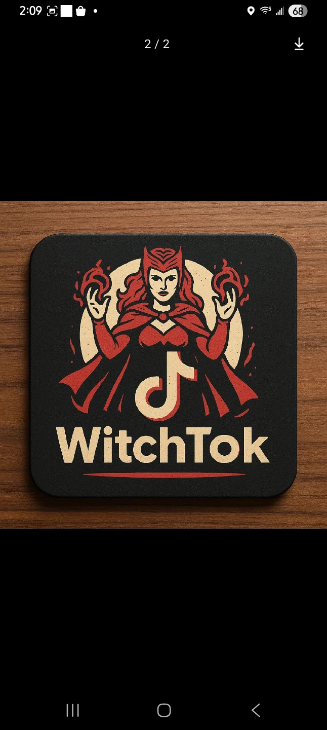WitchTok Scarlet Witch Coaster