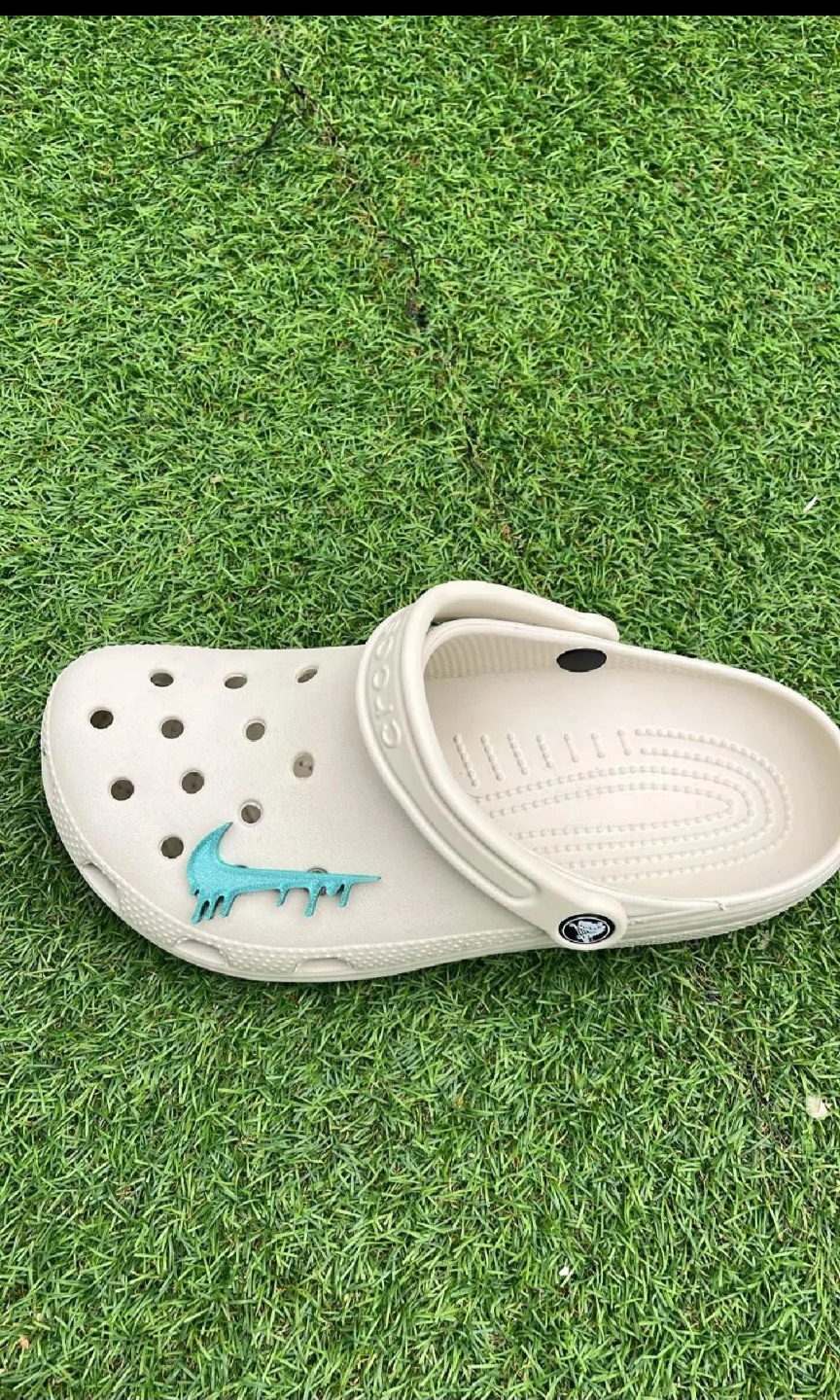 Custom Swoosh Jibbitz for Crocs - photo 3