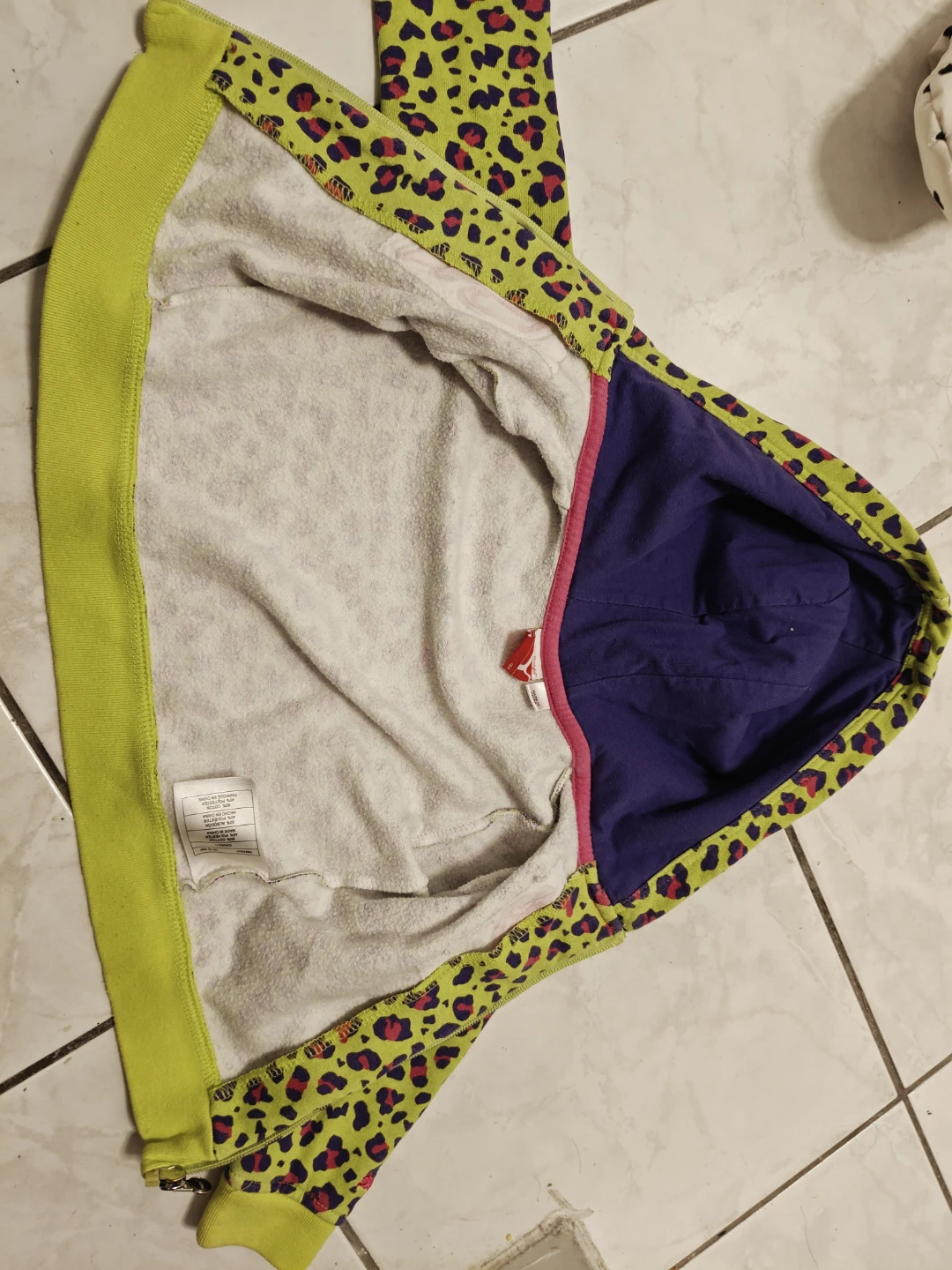 Children's Leopard Print Zip-Up Hoodie - photo 2