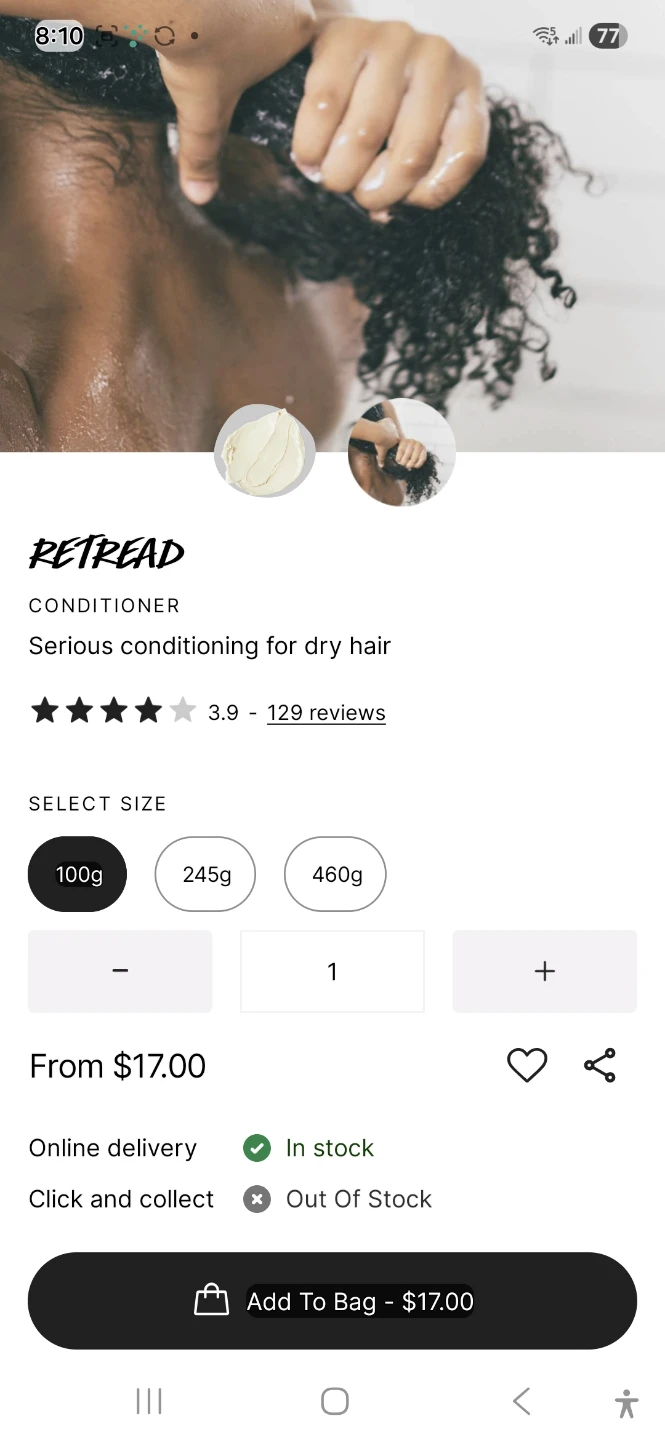 Lush Retread Conditioner 100g