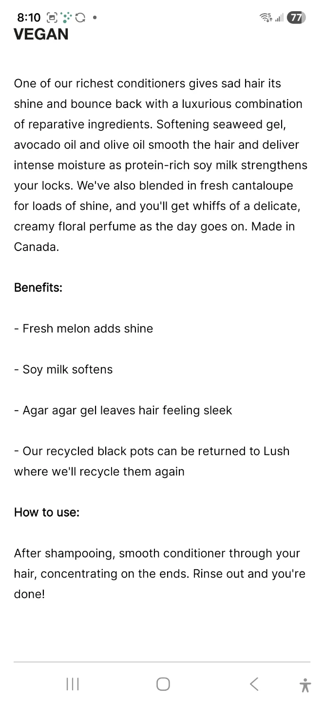 Lush Retread Conditioner 100g - photo 2