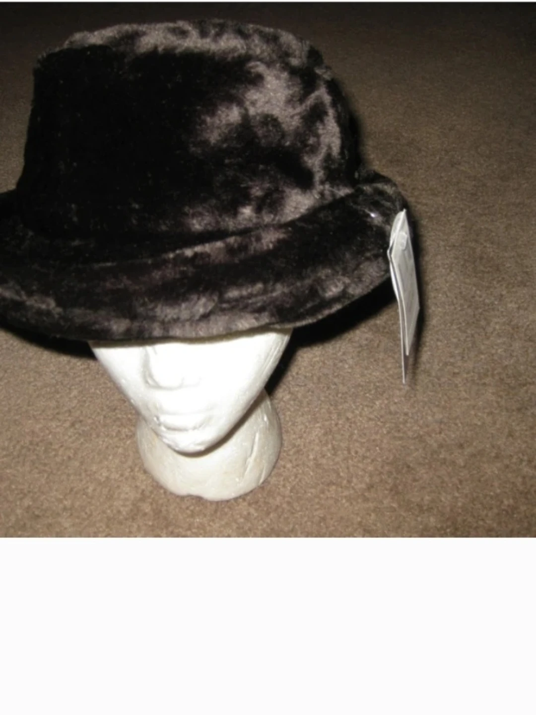 NEW w/Tags BROWN FUR-LIKE HAT, TOPPERS WOMEN RETAIL $48 - photo 3