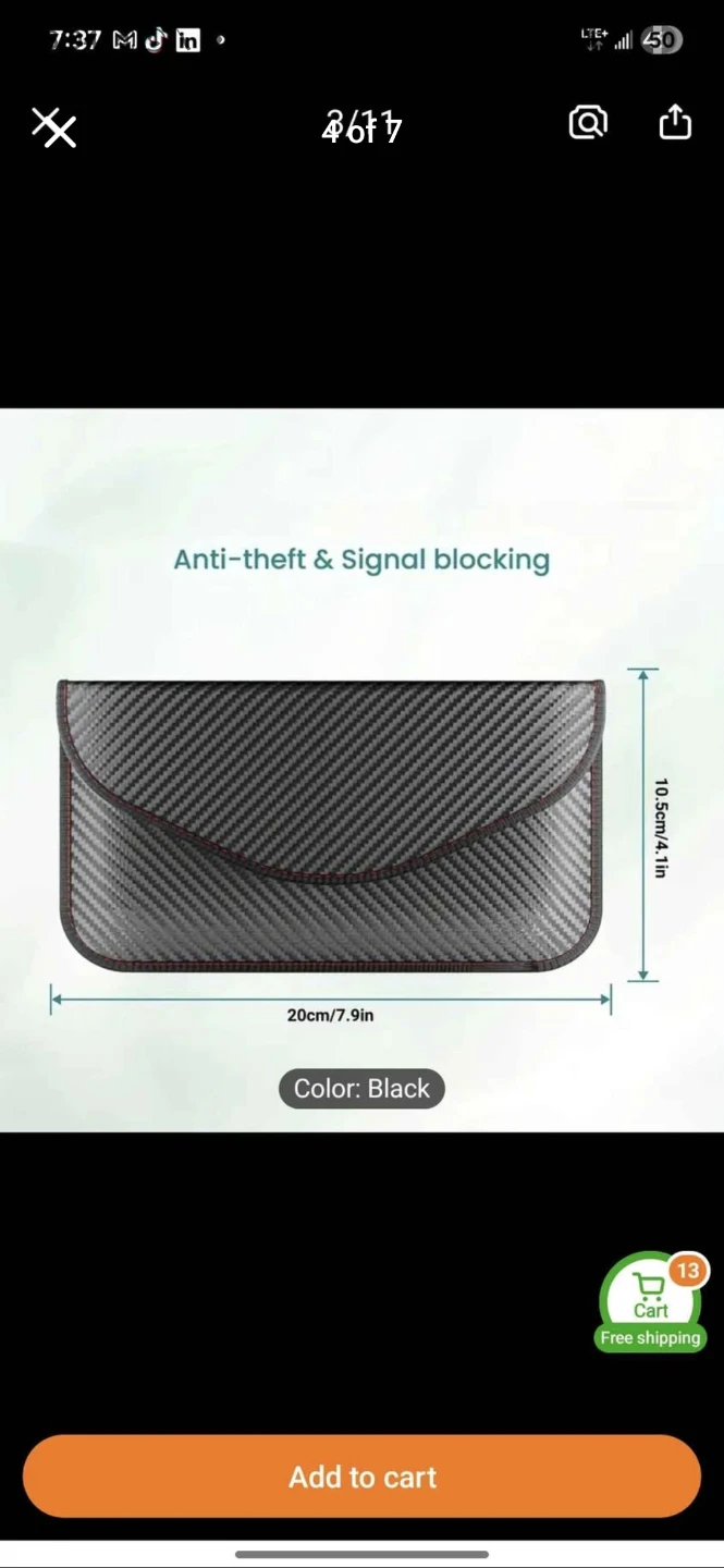Signal Blocking Pouch - Hot Pink & Black Available - photo 2