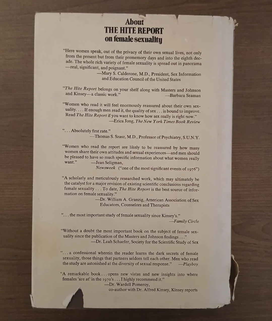 The Hite Report on Male Sexuality by Shere Hite - photo 2