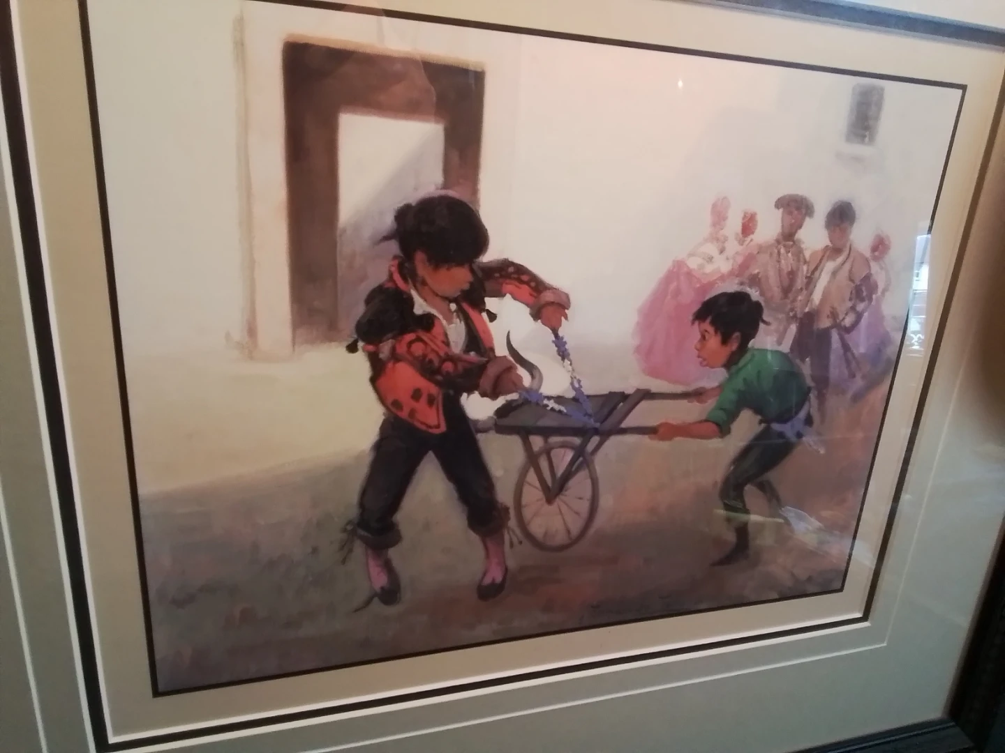 "Yong Matadors" Signed by Fernando Toro 22x19" - photo 3
