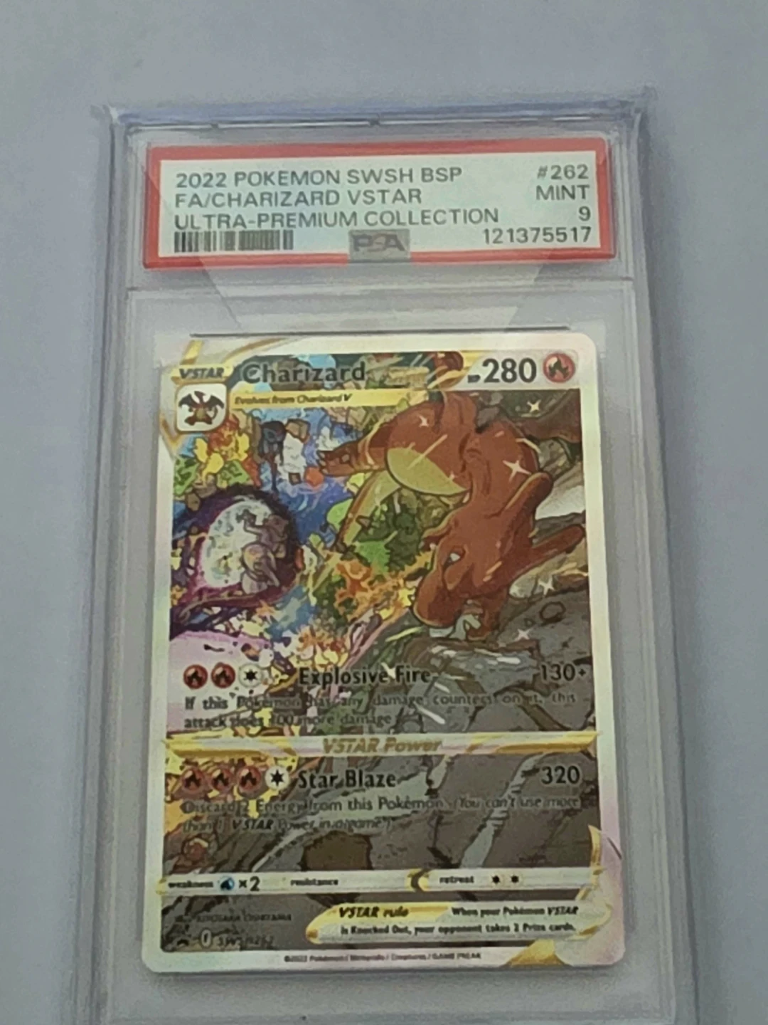 2022 Pokemon SWSH Charizard VSTAR Ultra-Premium Collection Card