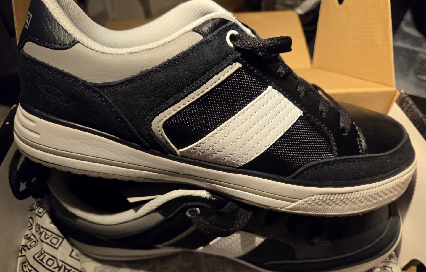 Dakota Anti-Slip Work Shoes - Black steel toe - photo 2