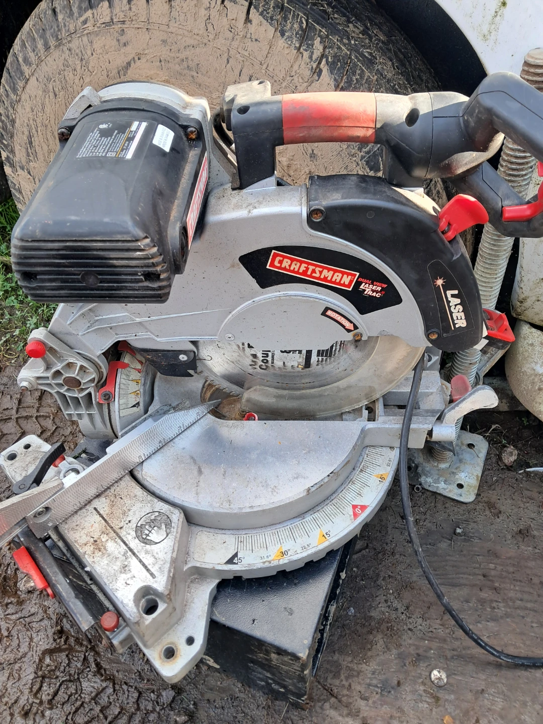 Craftsman Dual View Laser Trac Miter Saw