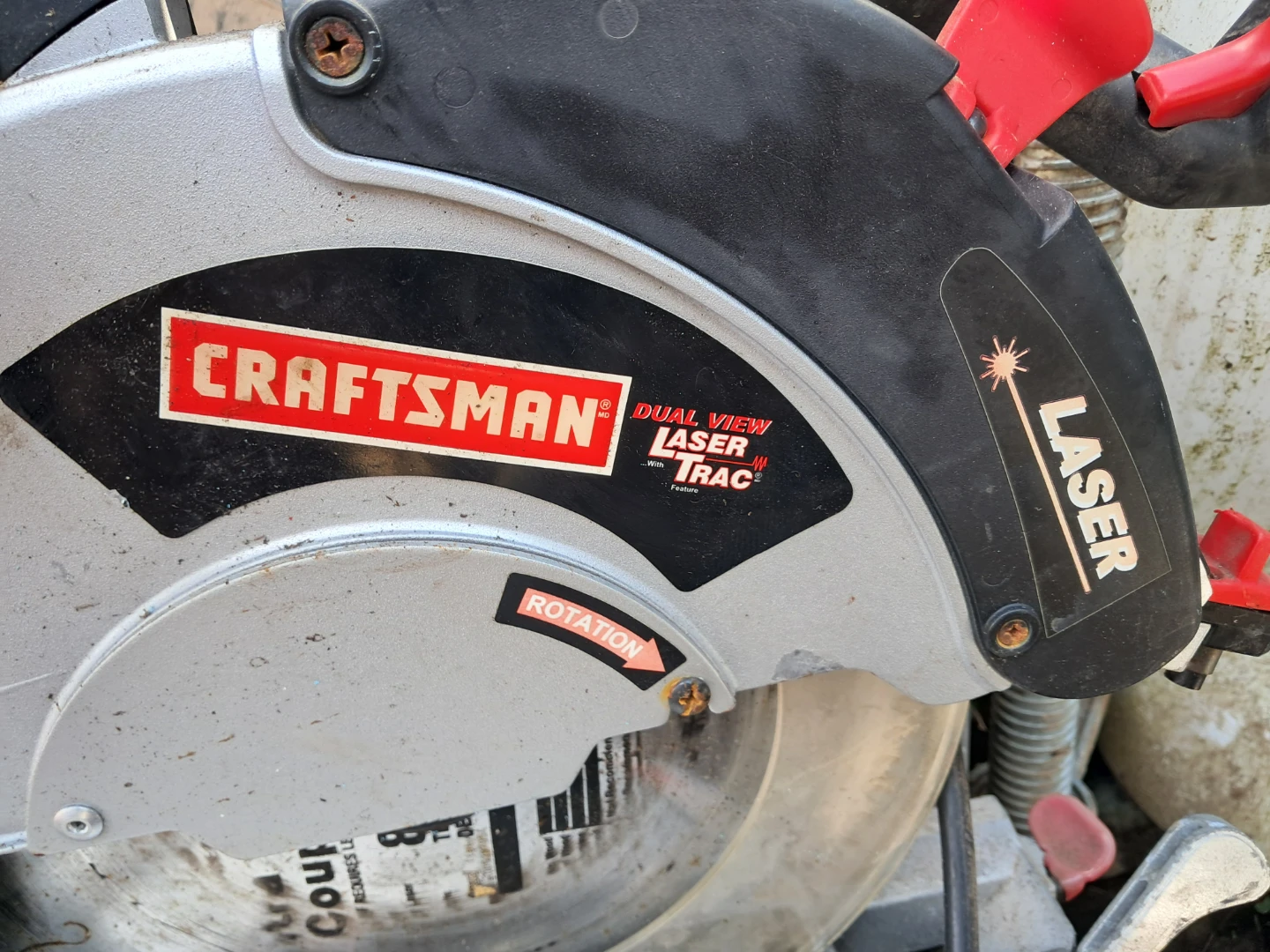 Craftsman Dual View Laser Trac Miter Saw - photo 2