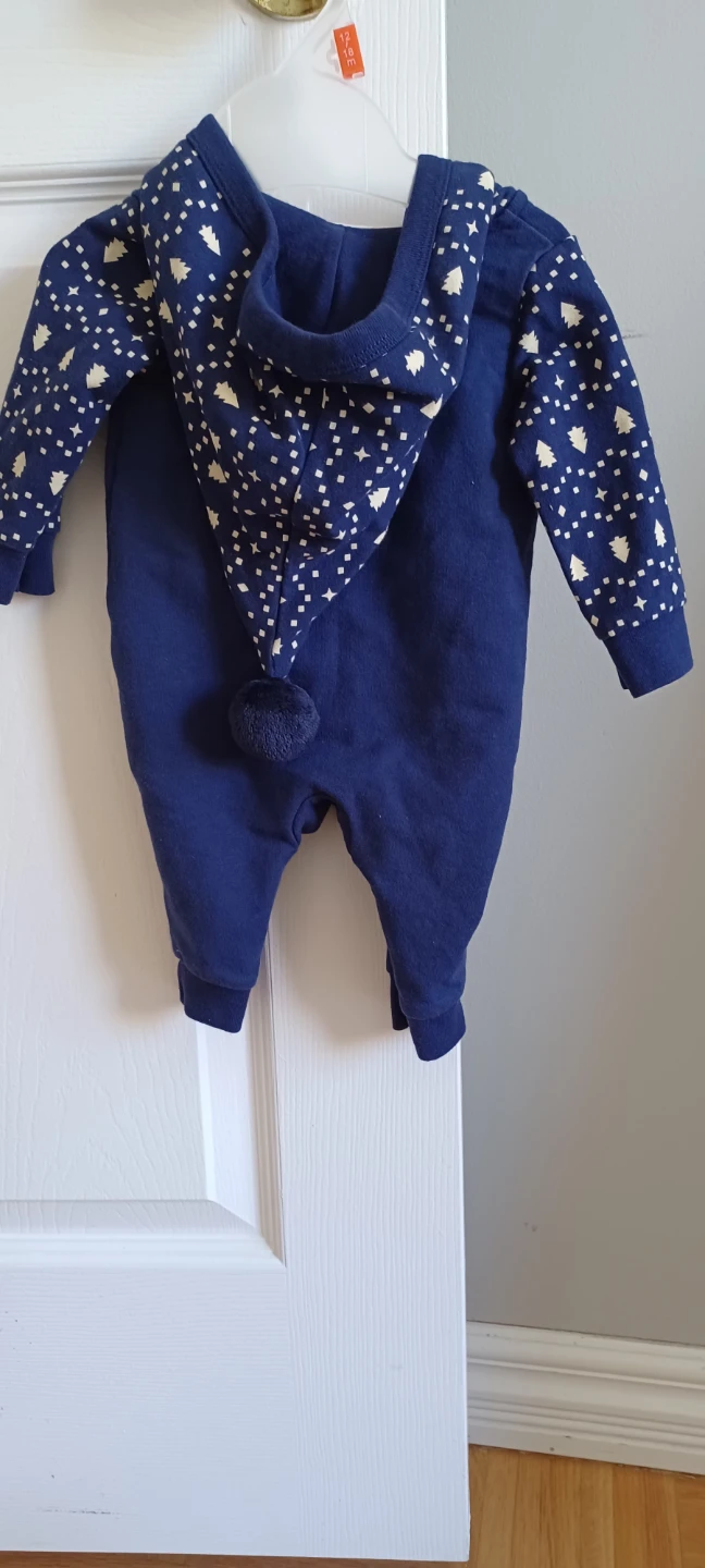Baby Cat & Jack Navy Blue Sleepsuit NB/RN - photo 4