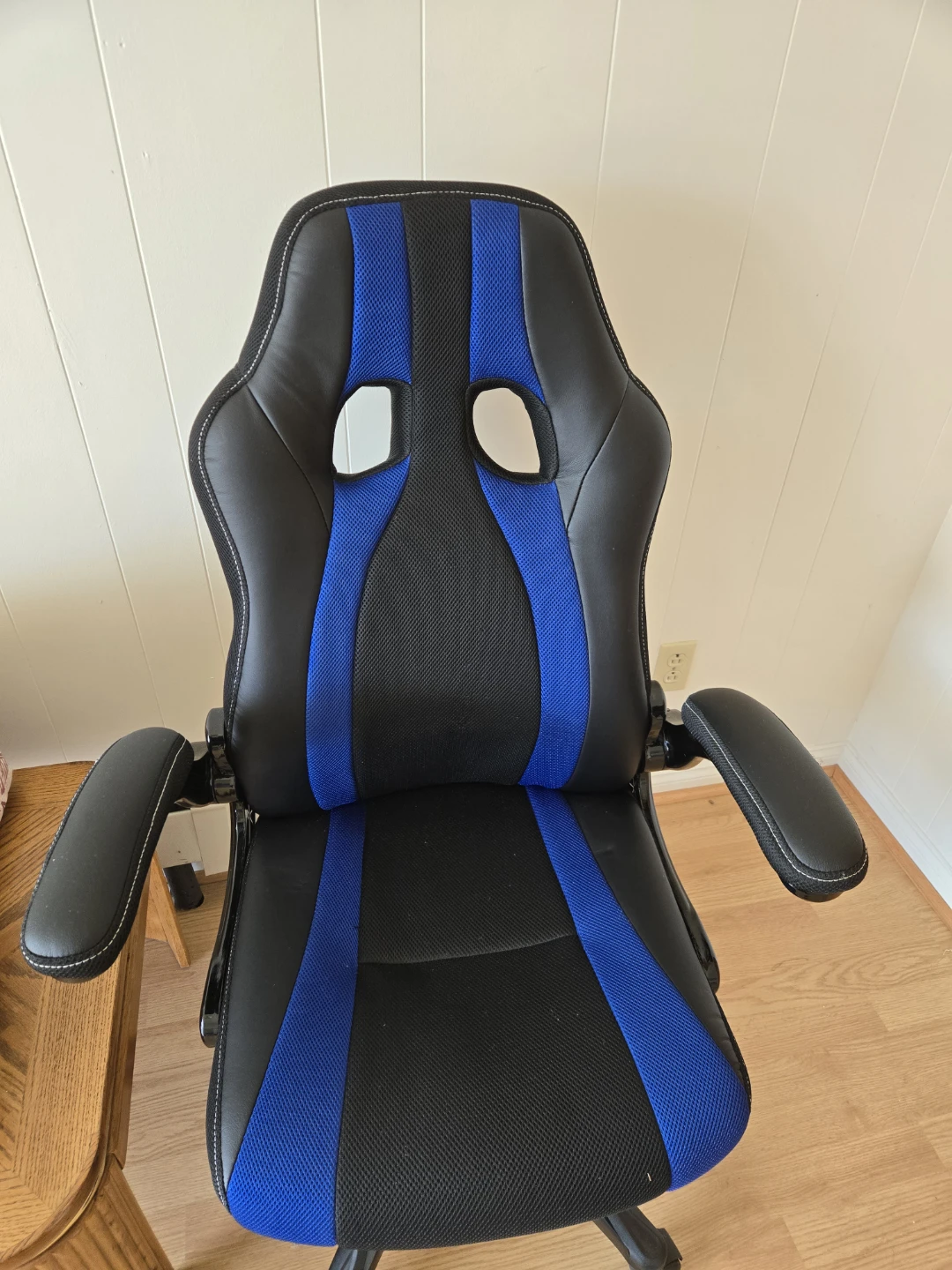 Black and Blue Gaming Chair