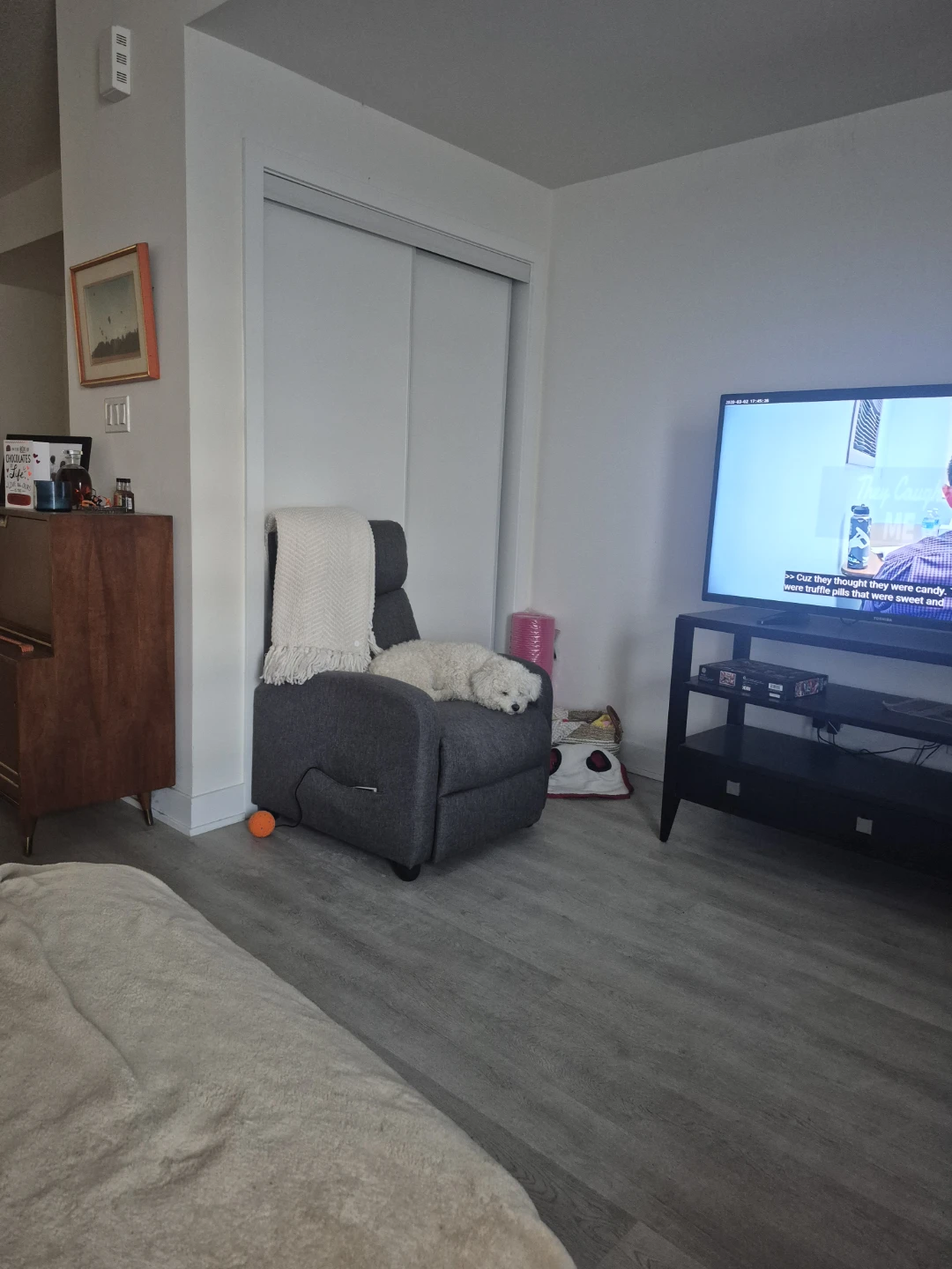 Grey Recliner Chair