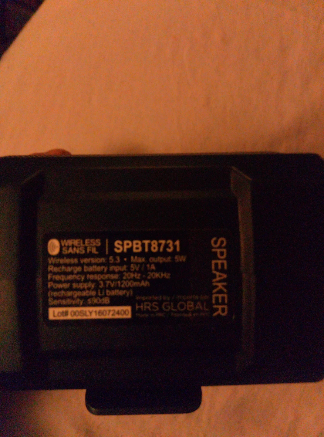 SPBT8731 Wireless Speaker
