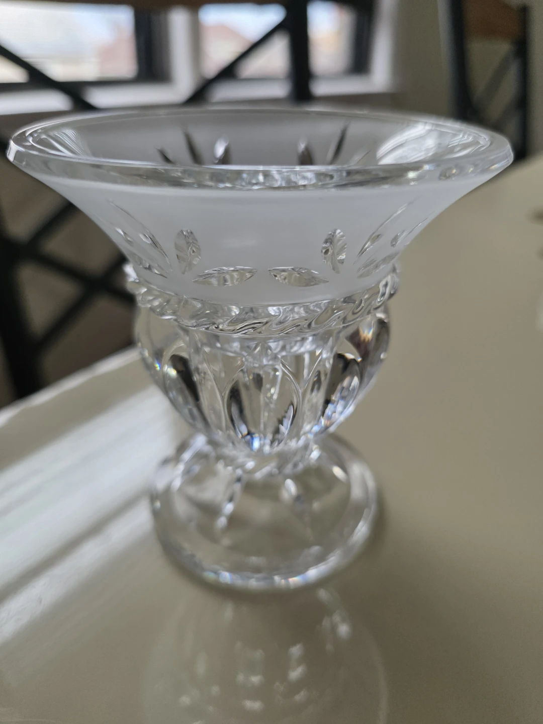 Crystal D' D'Arques Clear Glass Candle Holder