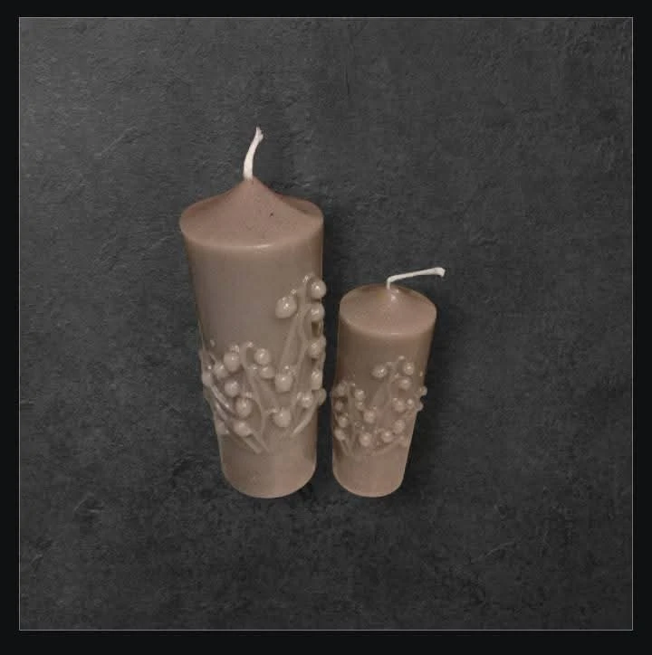 Set of 2 Decorative Candles - photo 2