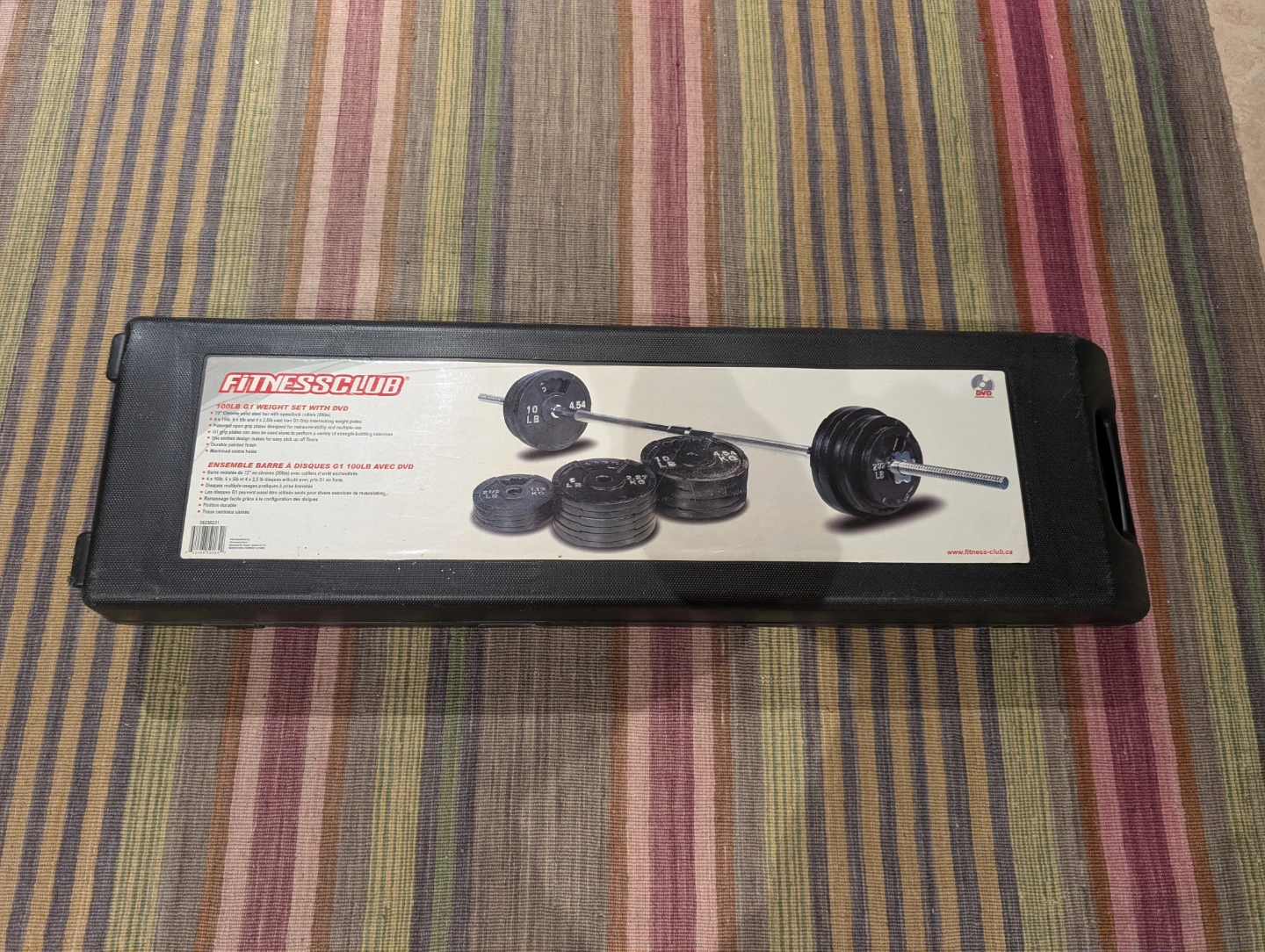 Bench with Fitness Club Weight Set - photo 2
