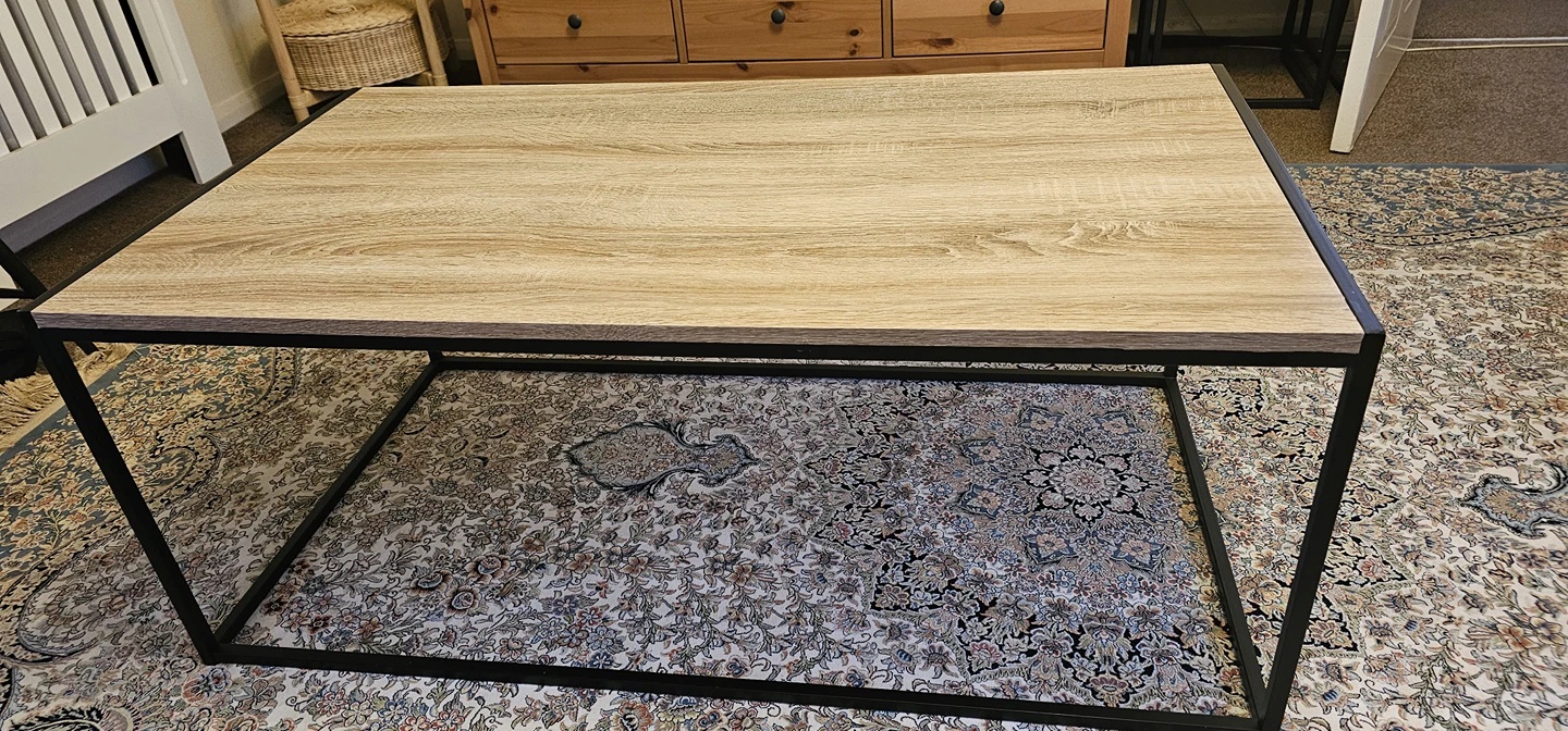 Modern Coffee Table with Wood Top - photo 3