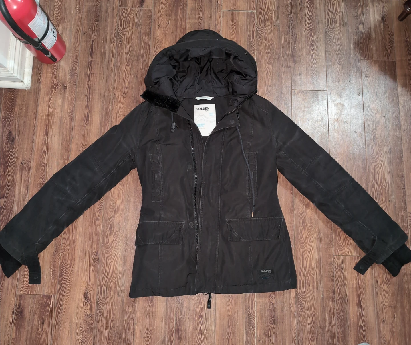GOLDEN by Tna Larsen Parka - Black - Medium