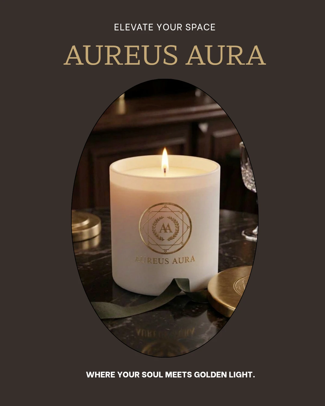 Hand-Poured Luxury Candle for Spiritual Grounding - photo 3