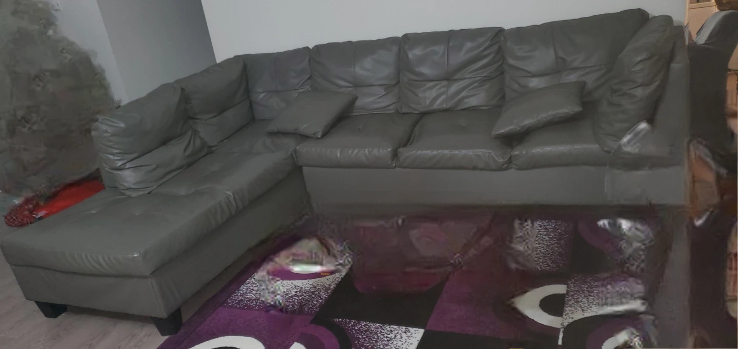 Grey Sectional Couch - photo 3
