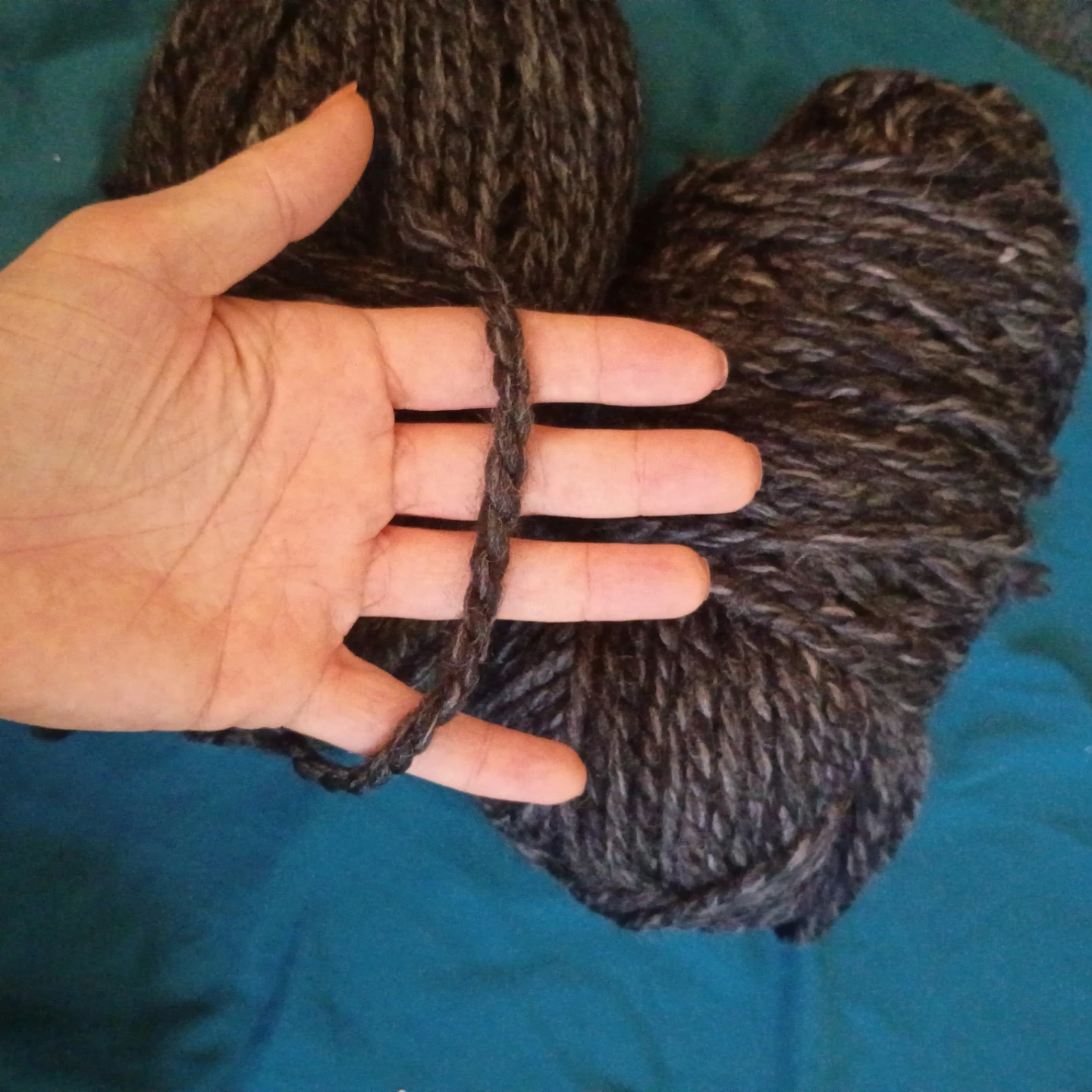 Chunky Yarn - Grey Heather - photo 2
