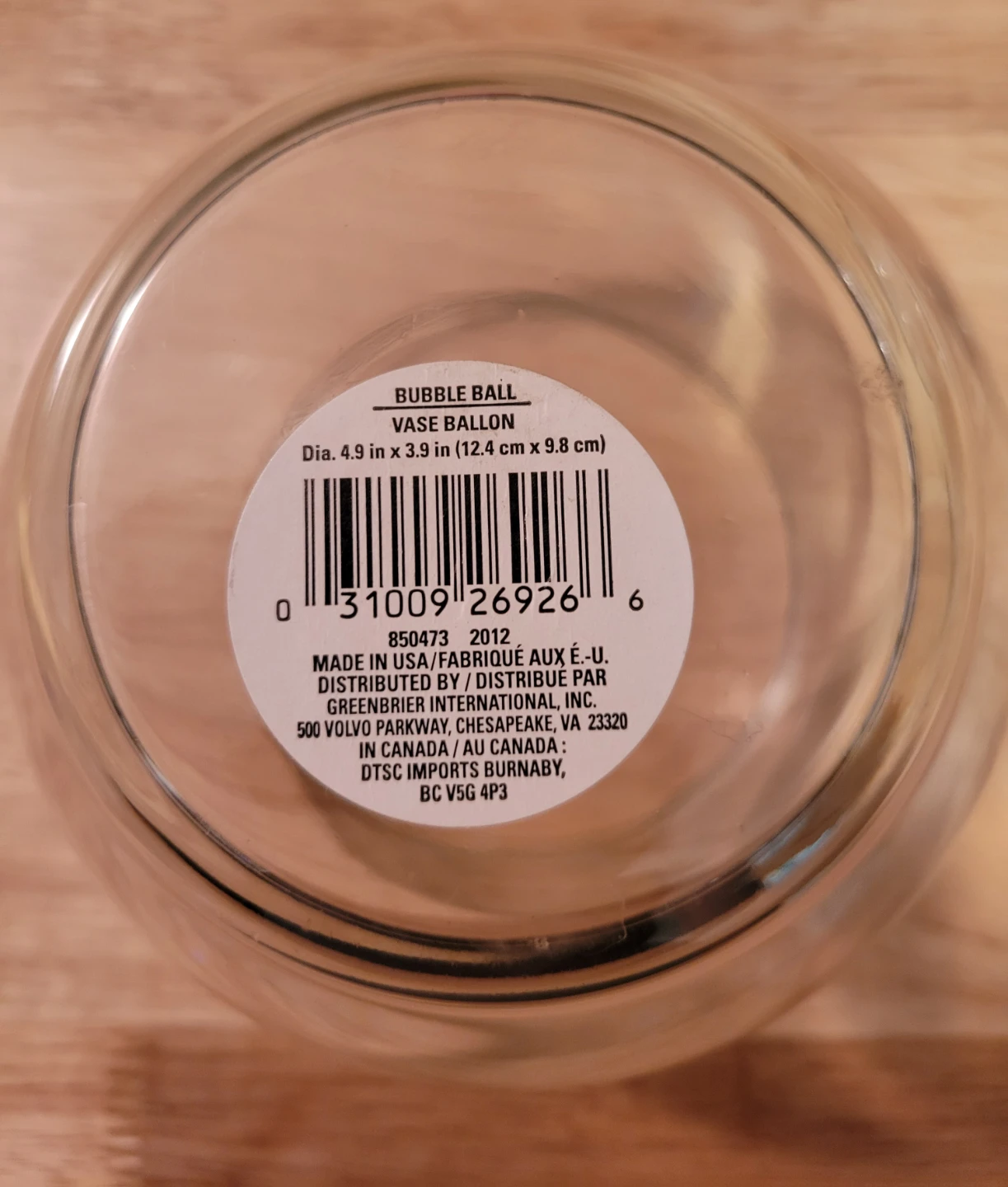 Greenbrier Bubble Ball Vase Ballon - photo 3