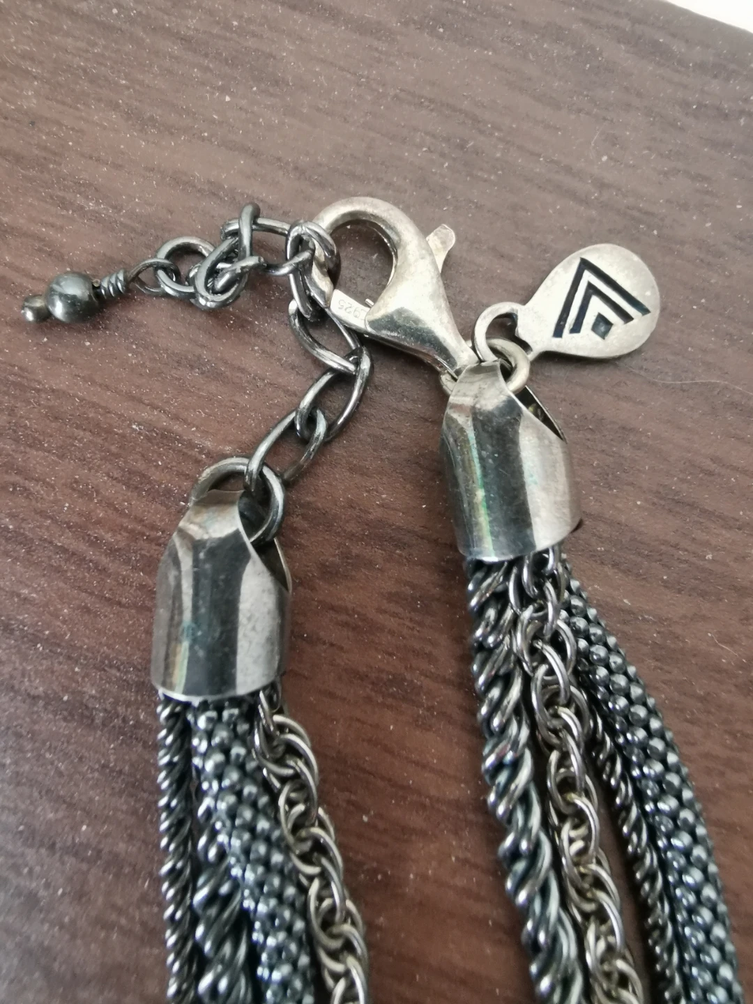 Silpada Sterling Silver Oxidized 4 Strand Rope Necklace N1719 - photo 2