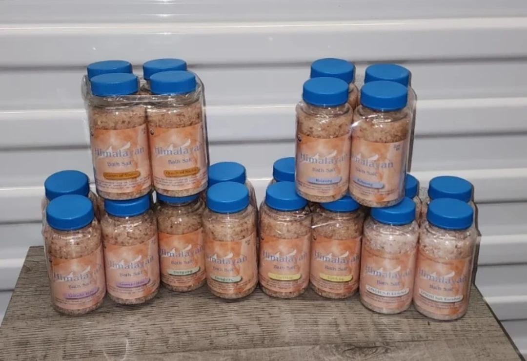 Himalayan Bath Salt (set of 5 bottles)
