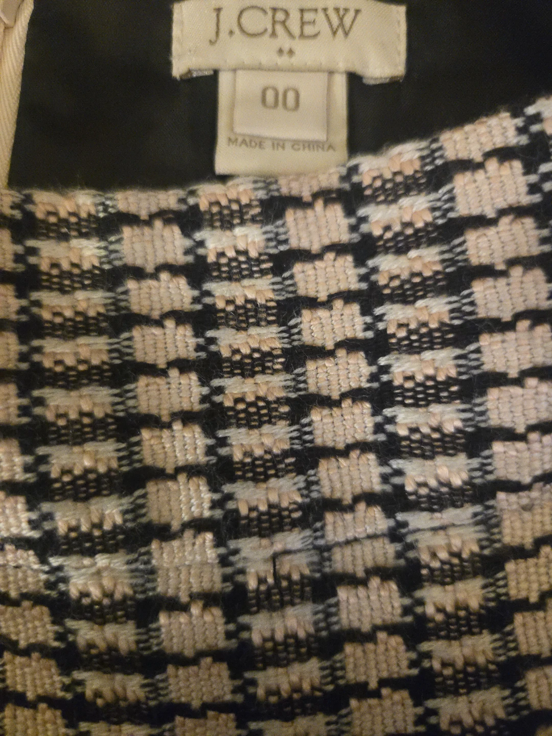 J. Crew Plaid Tweed Skirt Size 00 - photo 3