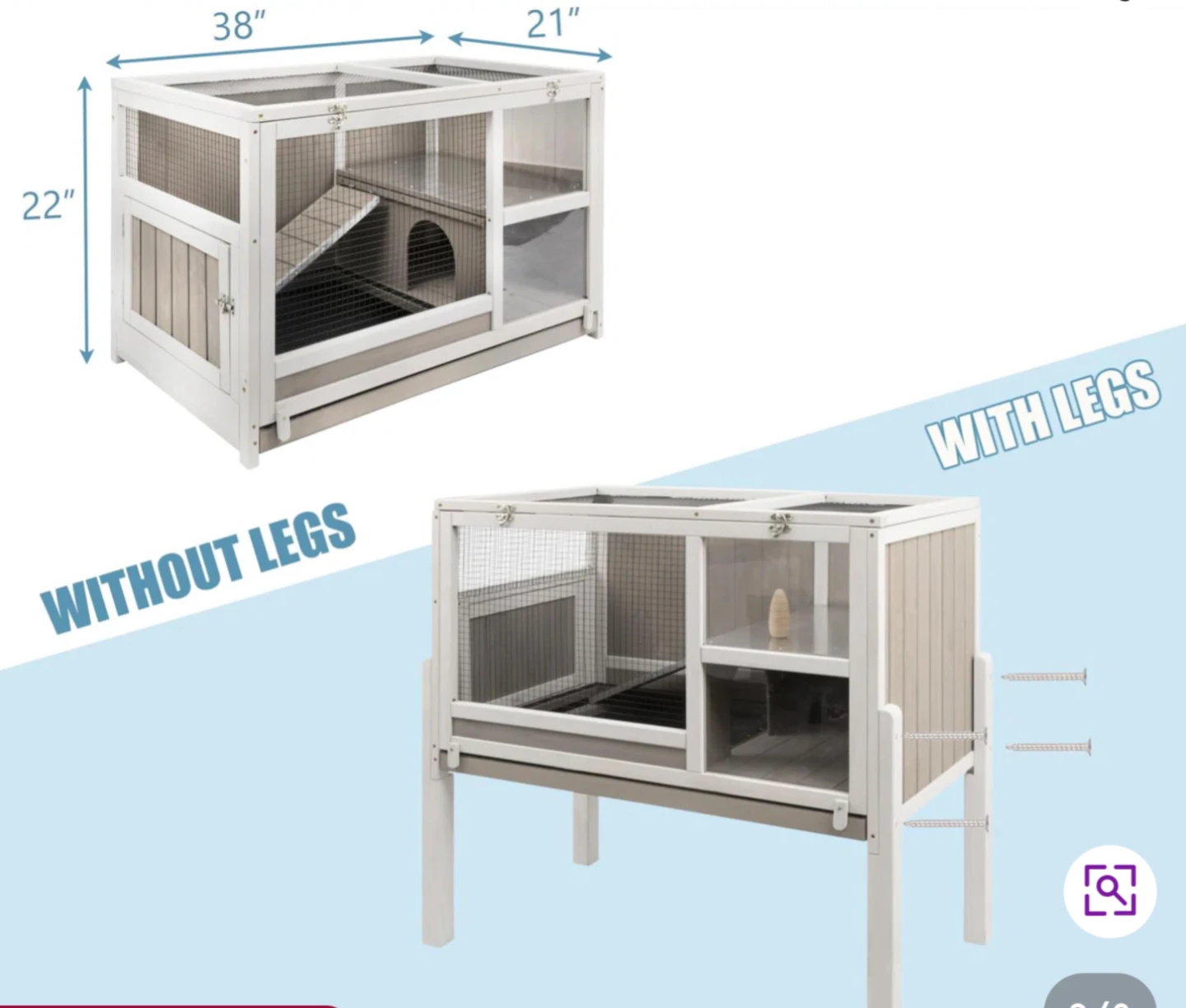 Archie & Oscar Bremond Rabbit Hutch With Legs - photo 2