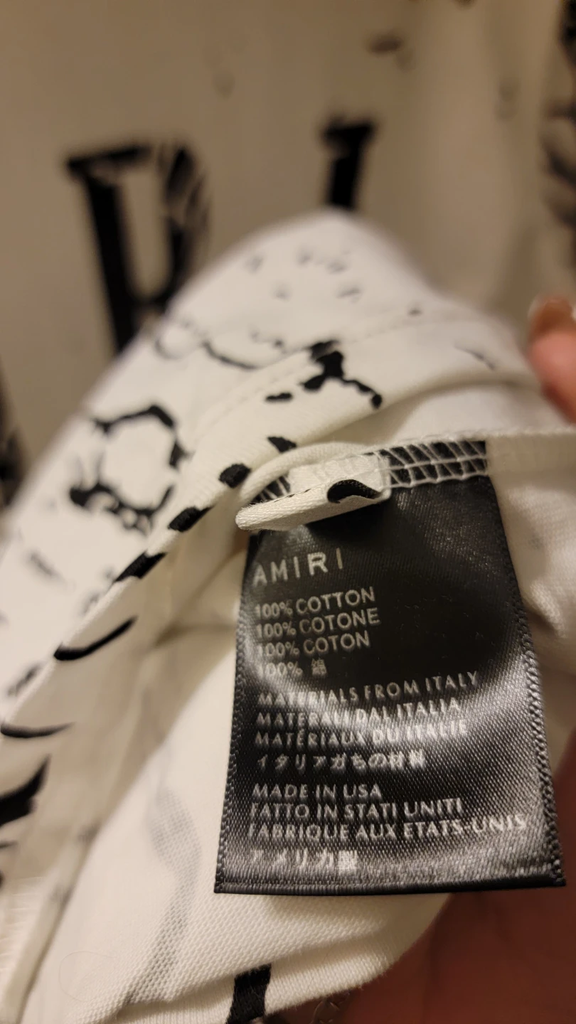 AMIRI White Graphic T-Shirt - photo 3