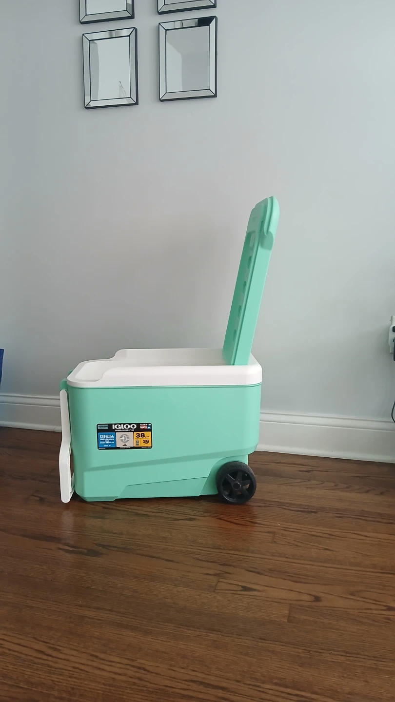 Igloo Wheelie Cool 38 Quart Cooler - Teal - photo 3